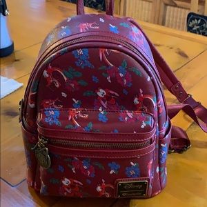 Mushu loungefly mini backpack!!!!!!!!!!